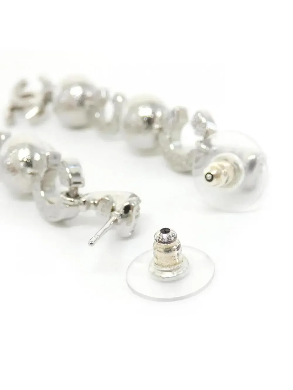 Chanel Earrings Silver-Tone Metal #287967C14B